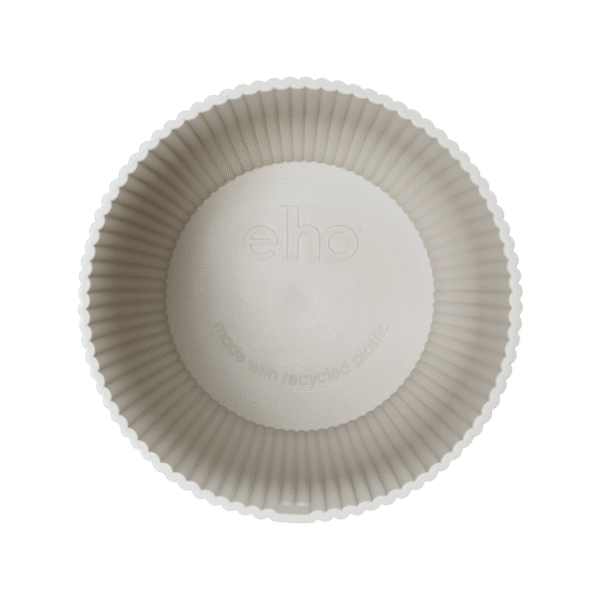 Pot elho Vibes Fold Round wit en pot  Hauteur 23cm. Plante verte type Pot elho Vibes Fold Round wit, livrée en pot, idéale pour intérieur lumineux. – Image 4