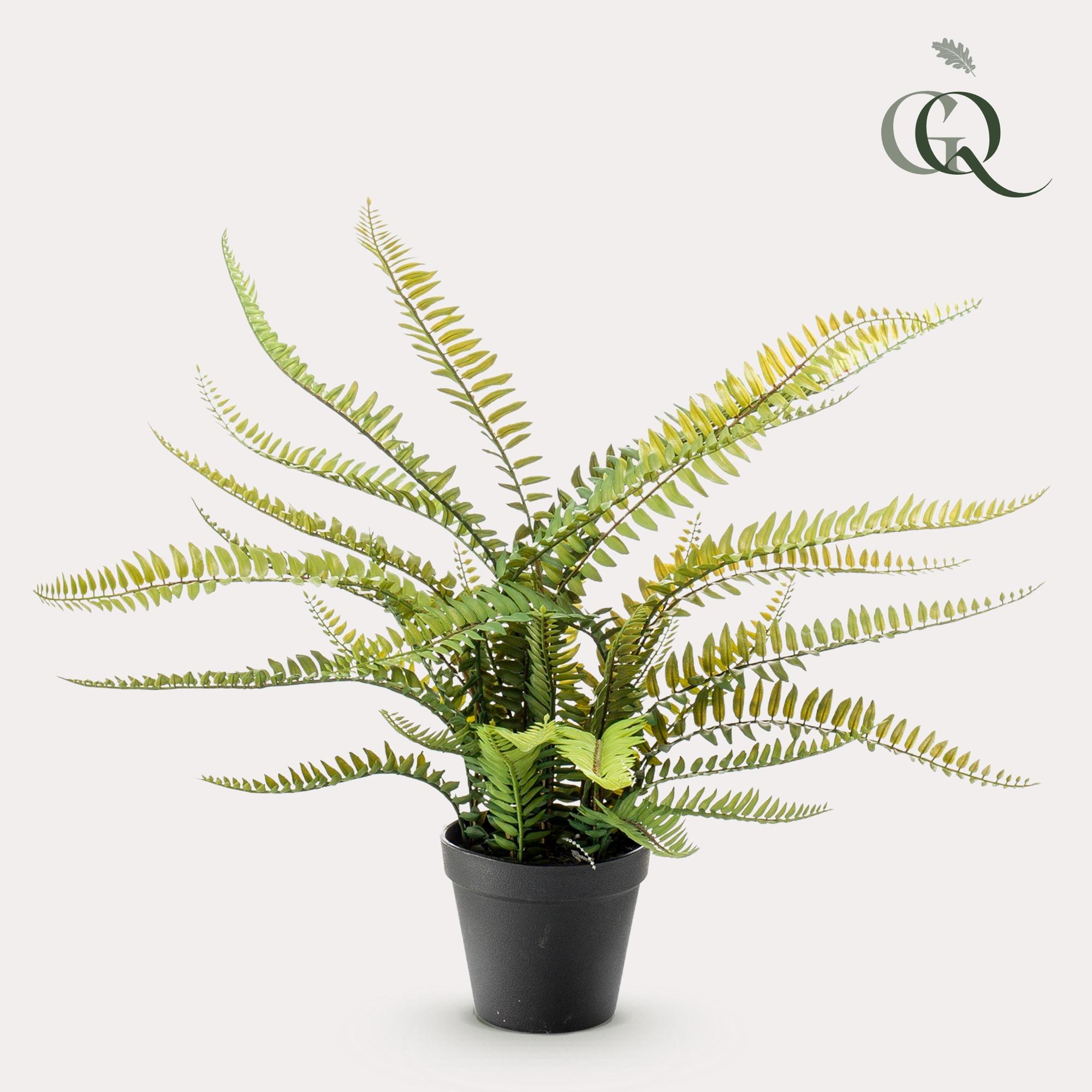 Kunstplant en pot. Plante verte type Kunstplant, livrée en pot, idéale pour intérieur lumineux.