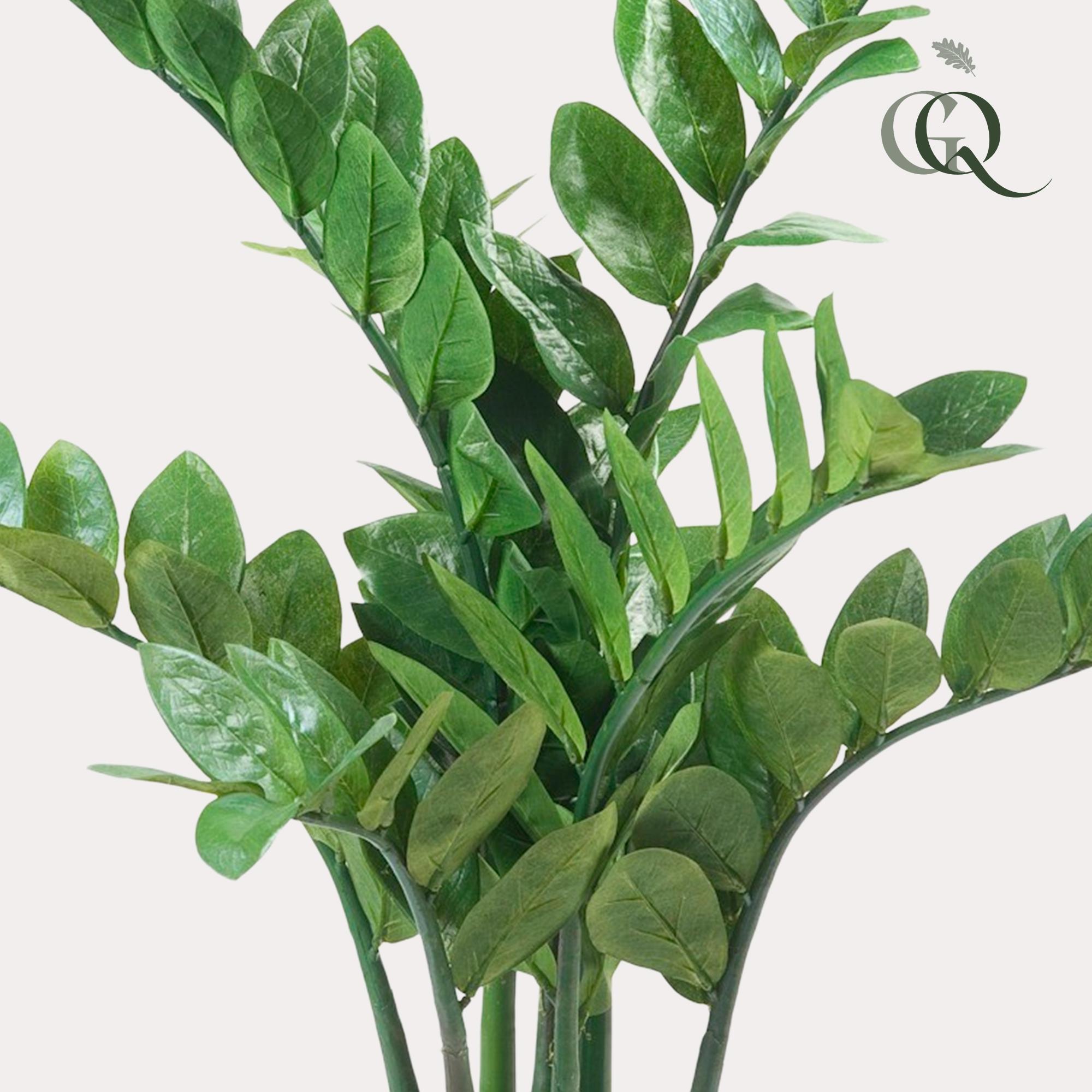 Kunstplant en pot. Plante verte type Kunstplant, livrée en pot, idéale pour intérieur lumineux. – Image 3