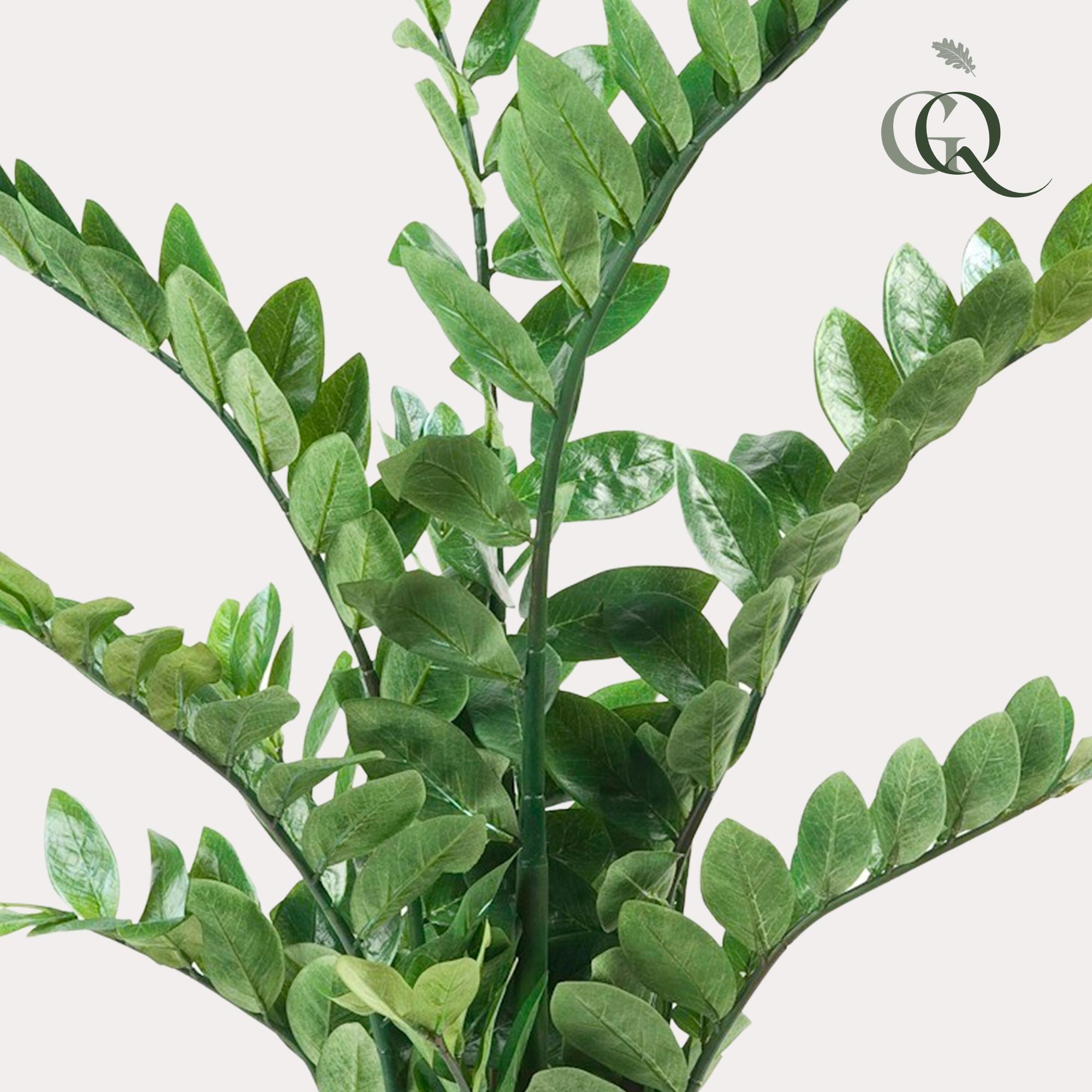 Kunstplant en pot. Plante verte type Kunstplant, livrée en pot, idéale pour intérieur lumineux. – Image 3