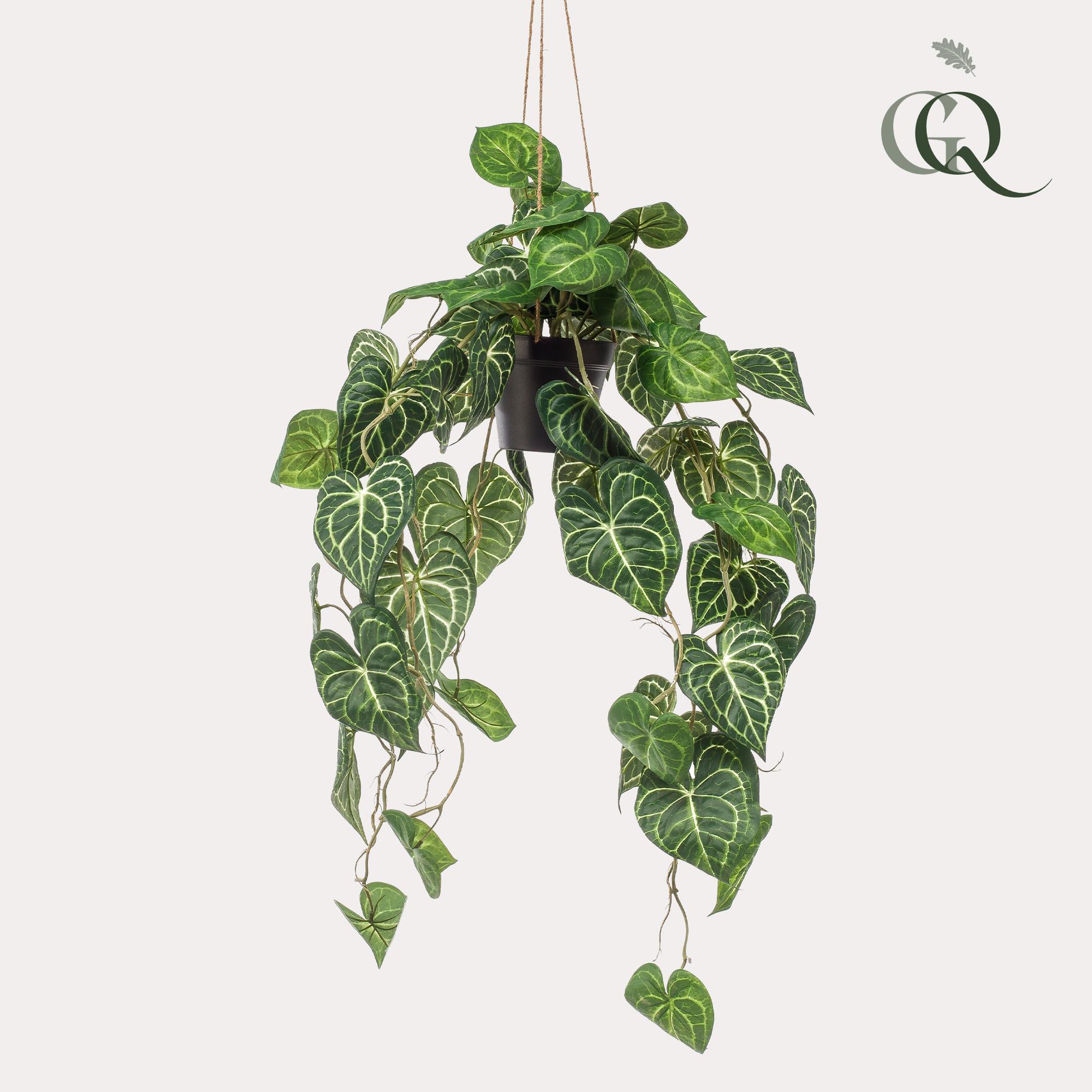 Kunstplant en pot. Plante verte type Kunstplant, livrée en pot, idéale pour intérieur lumineux. – Image 2