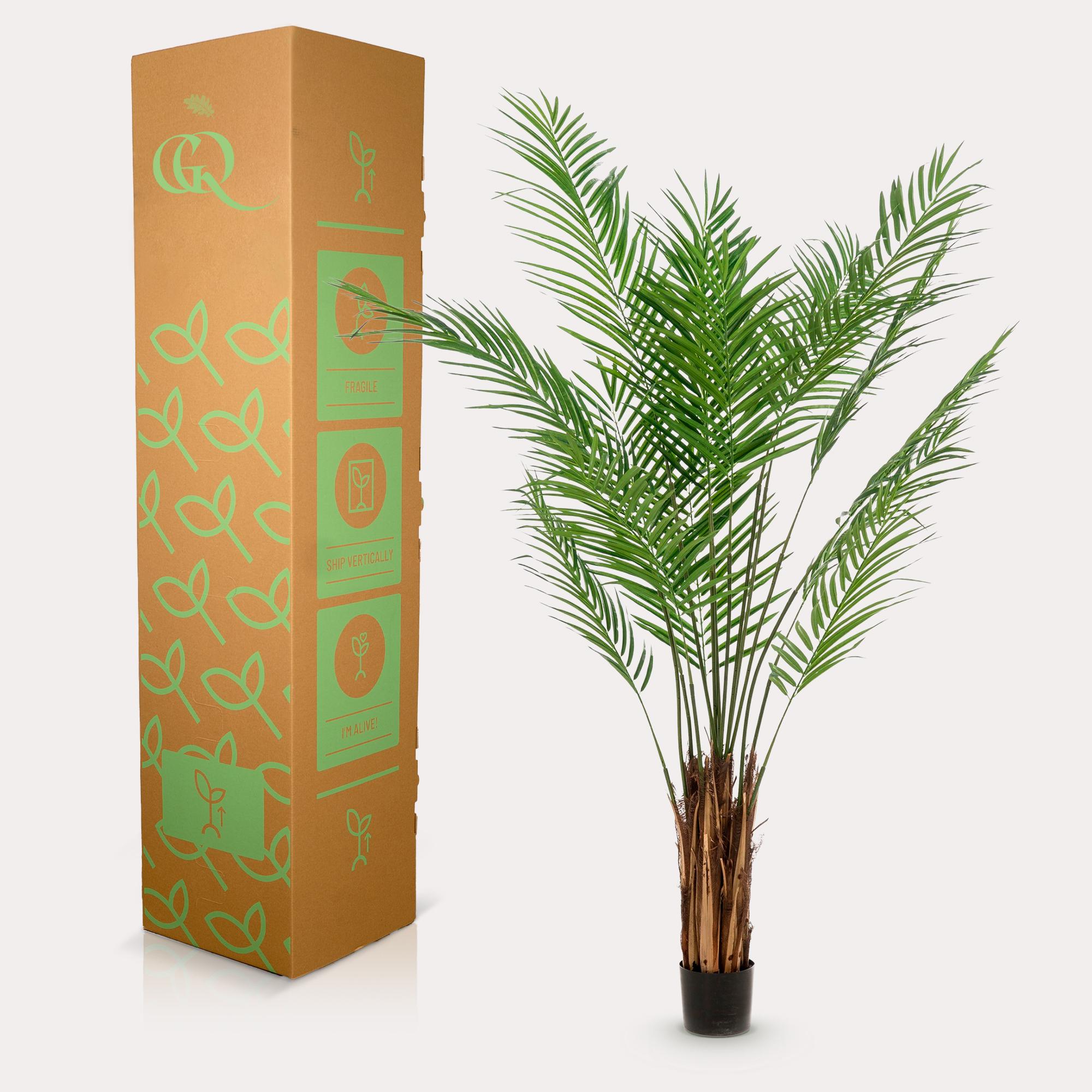 Kunstplant en pot. Plante verte type Kunstplant, livrée en pot, idéale pour intérieur lumineux. – Image 4