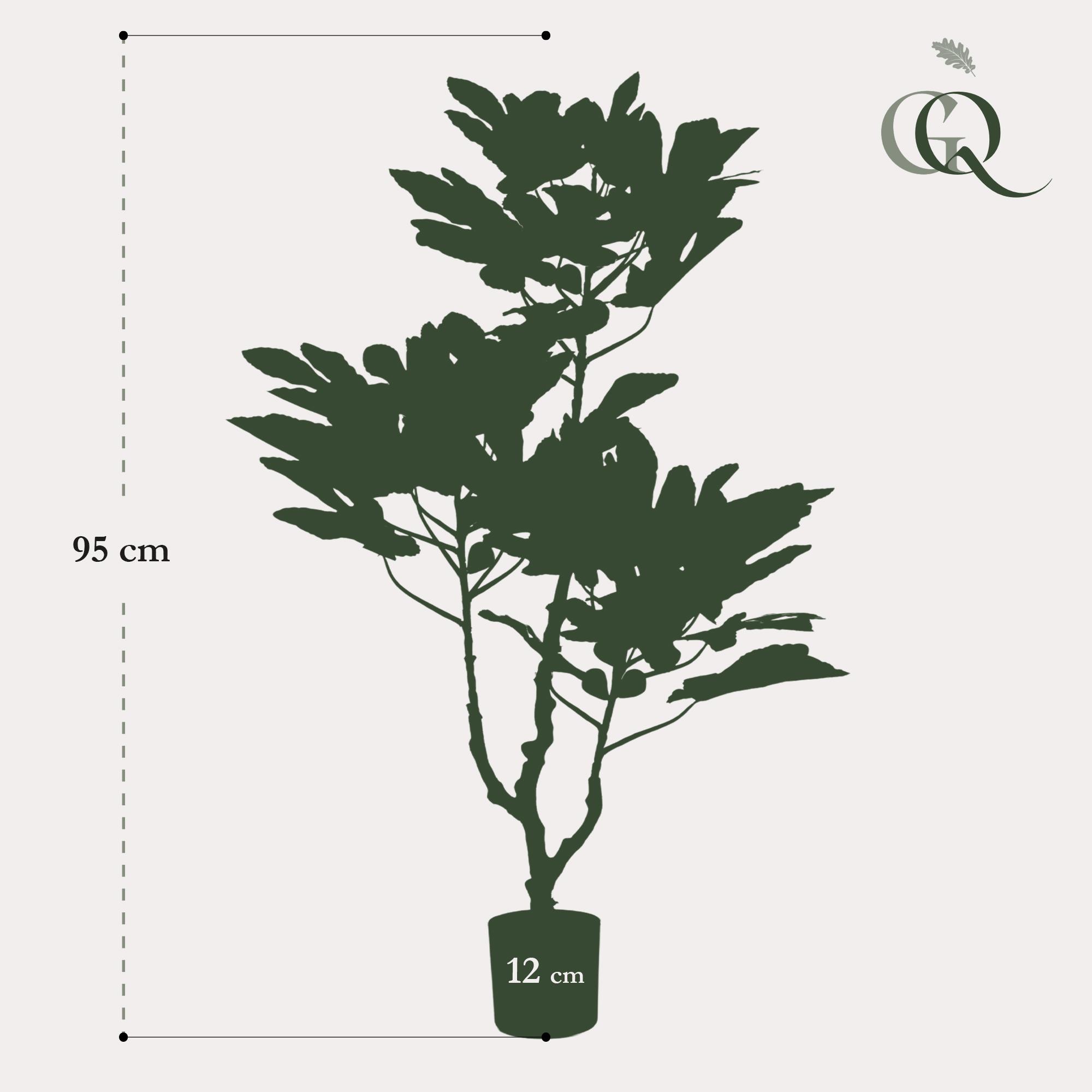 Kunstplant en pot. Plante verte type Kunstplant, livrée en pot, idéale pour intérieur lumineux. – Image 6