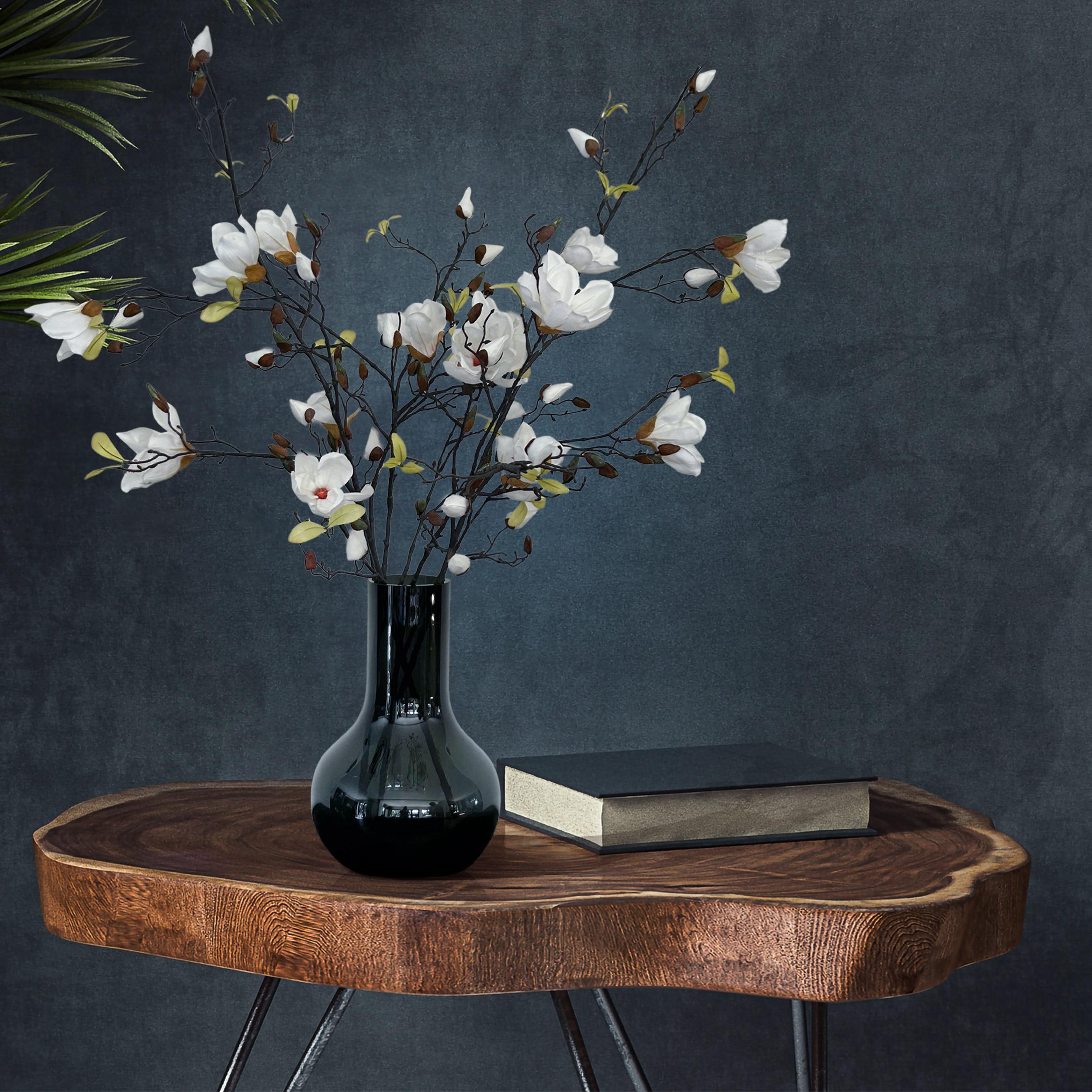 Kunstbloemen Solo en pot. Plante verte type Kunstbloemen Solo, livrée en pot, idéale pour intérieur lumineux.