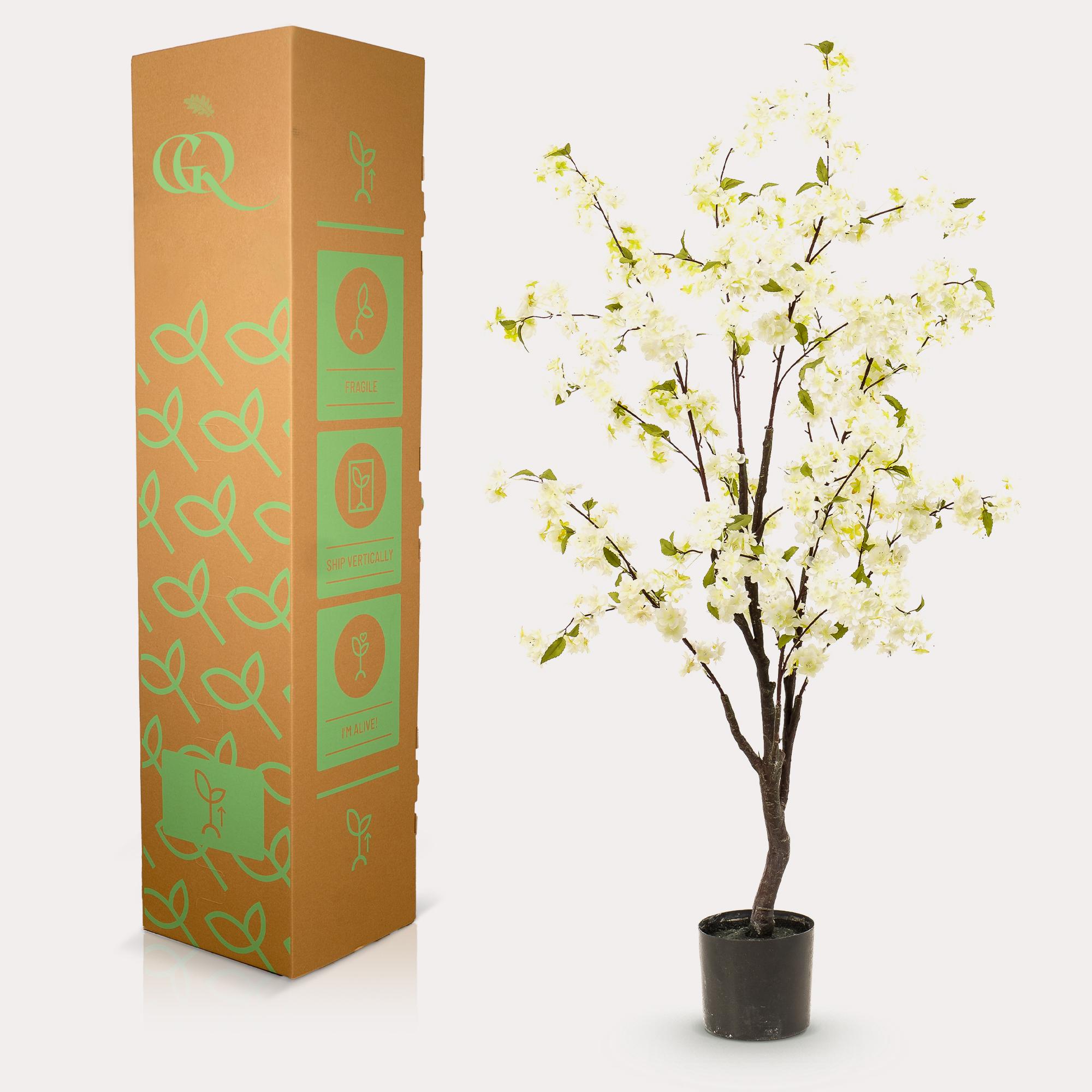 Kunstplant en pot. Plante verte type Kunstplant, livrée en pot, idéale pour intérieur lumineux. – Image 5