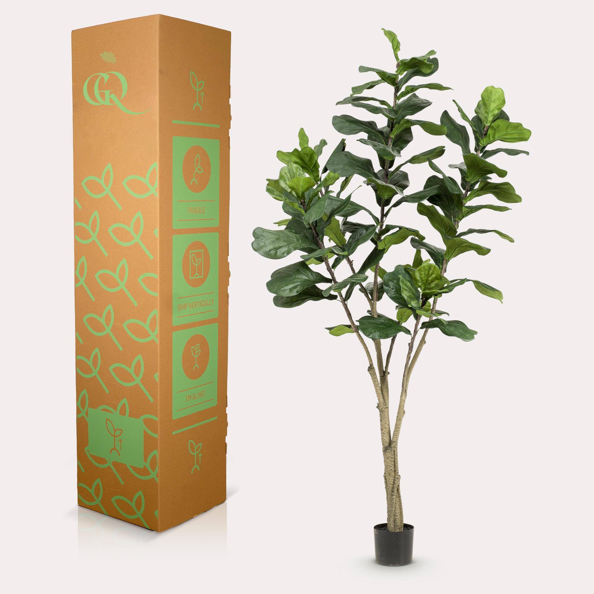 Kunstplant en pot. Plante verte type Kunstplant, livrée en pot, idéale pour intérieur lumineux. – Image 4