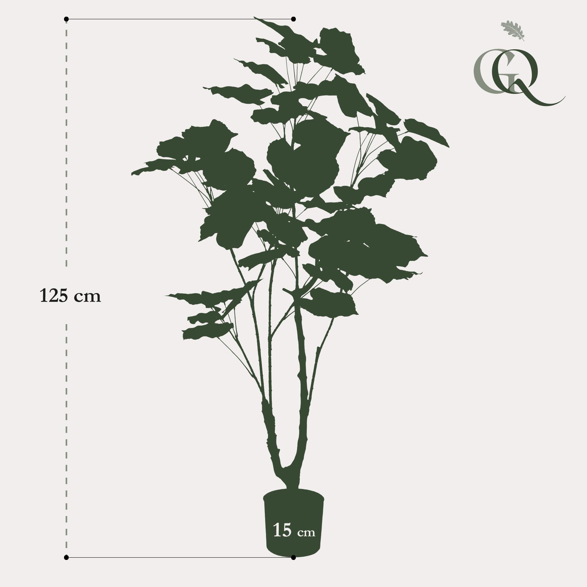 Kunstplant en pot. Plante verte type Kunstplant, livrée en pot, idéale pour intérieur lumineux. – Image 3