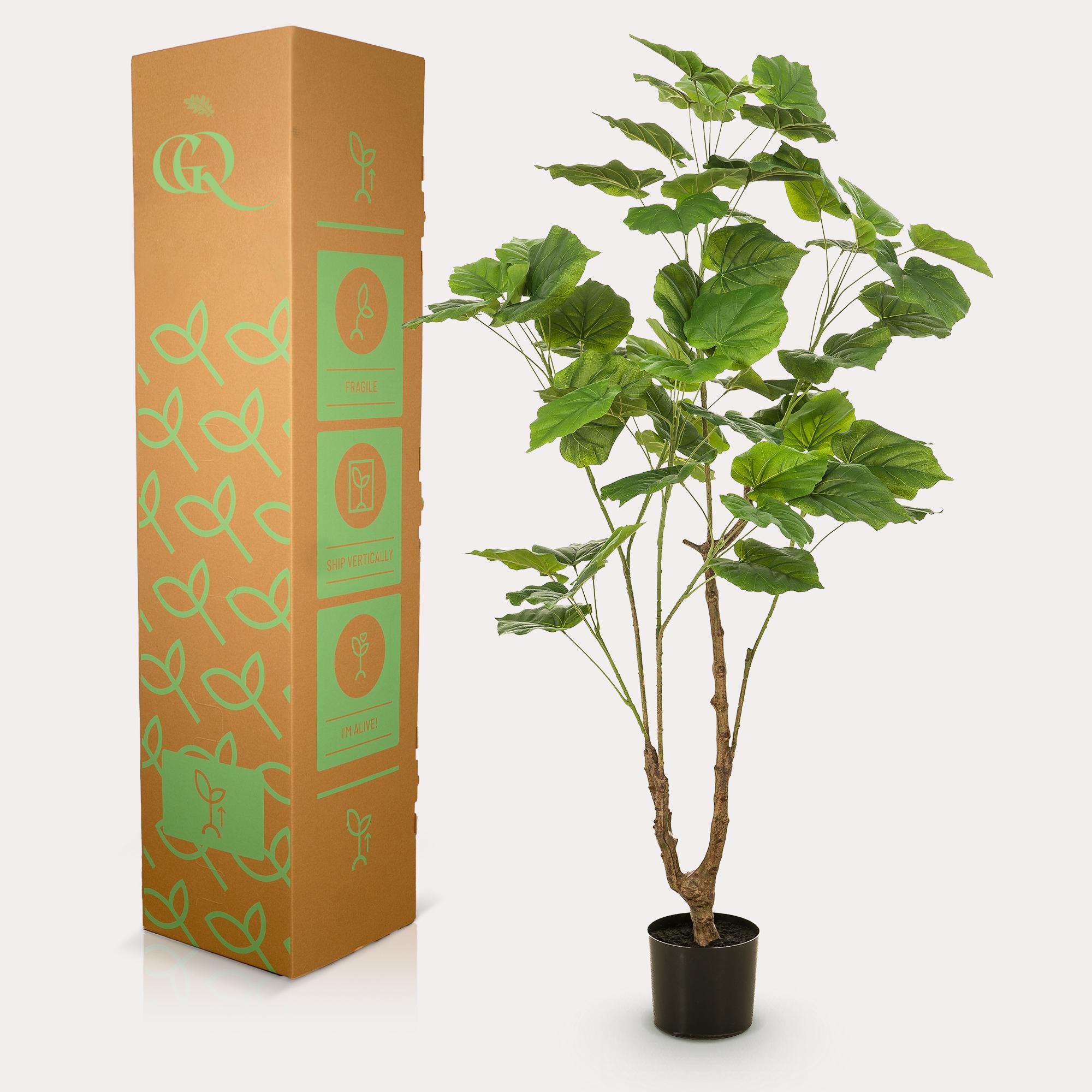 Kunstplant en pot. Plante verte type Kunstplant, livrée en pot, idéale pour intérieur lumineux. – Image 5