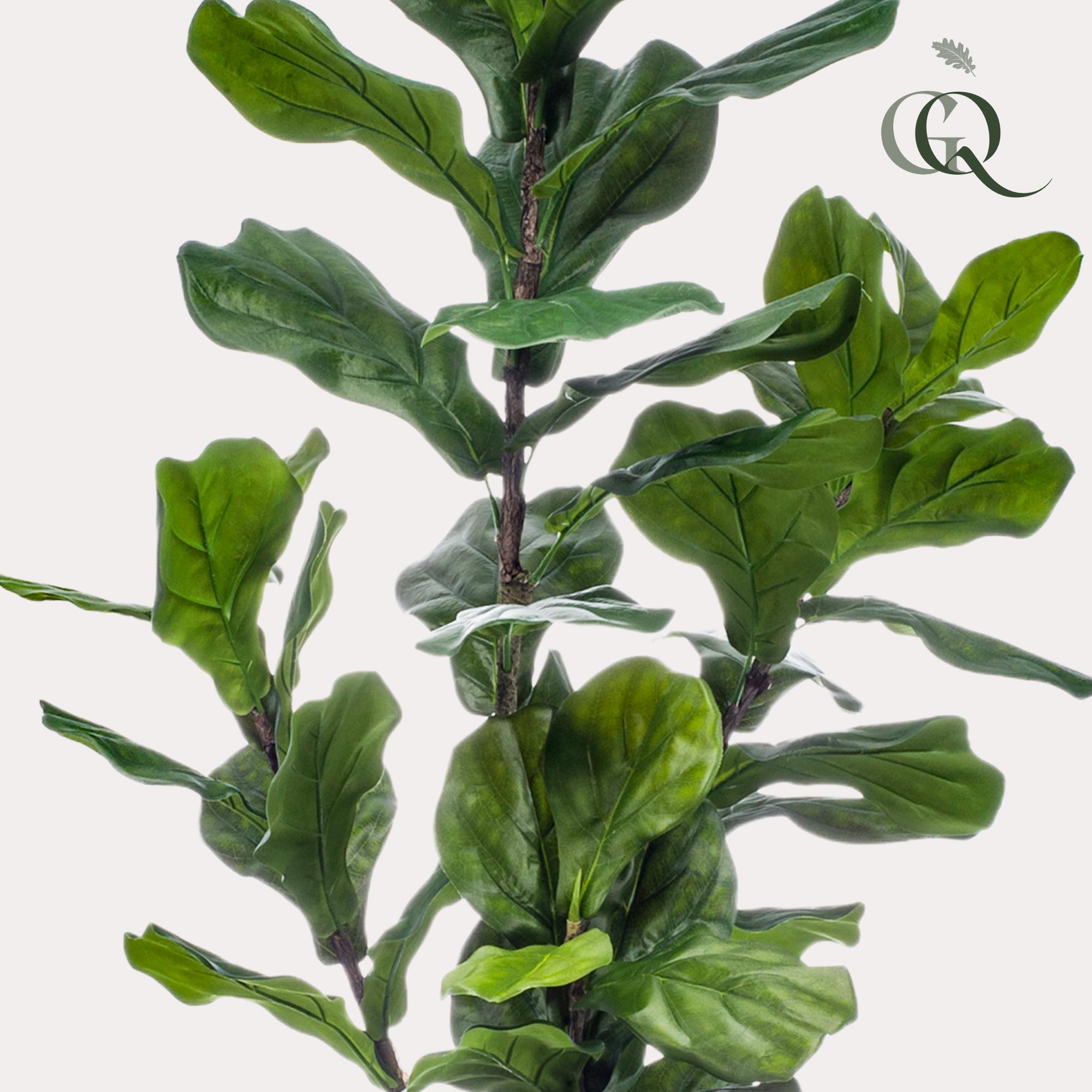 kunstplant en pot. Plante verte type kunstplant, livrée en pot, idéale pour intérieur lumineux. – Image 2
