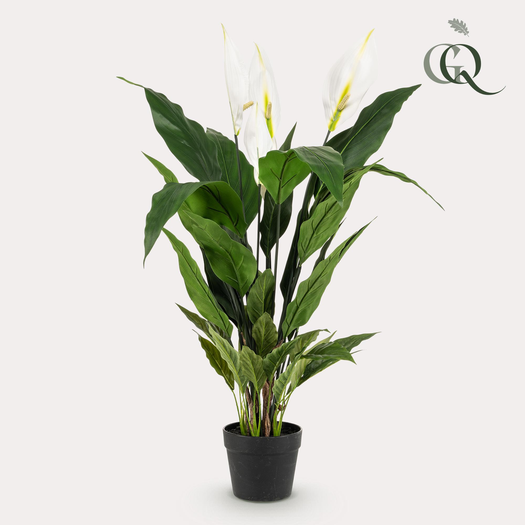 kunstplant en pot. Plante verte type kunstplant, livrée en pot, idéale pour intérieur lumineux.