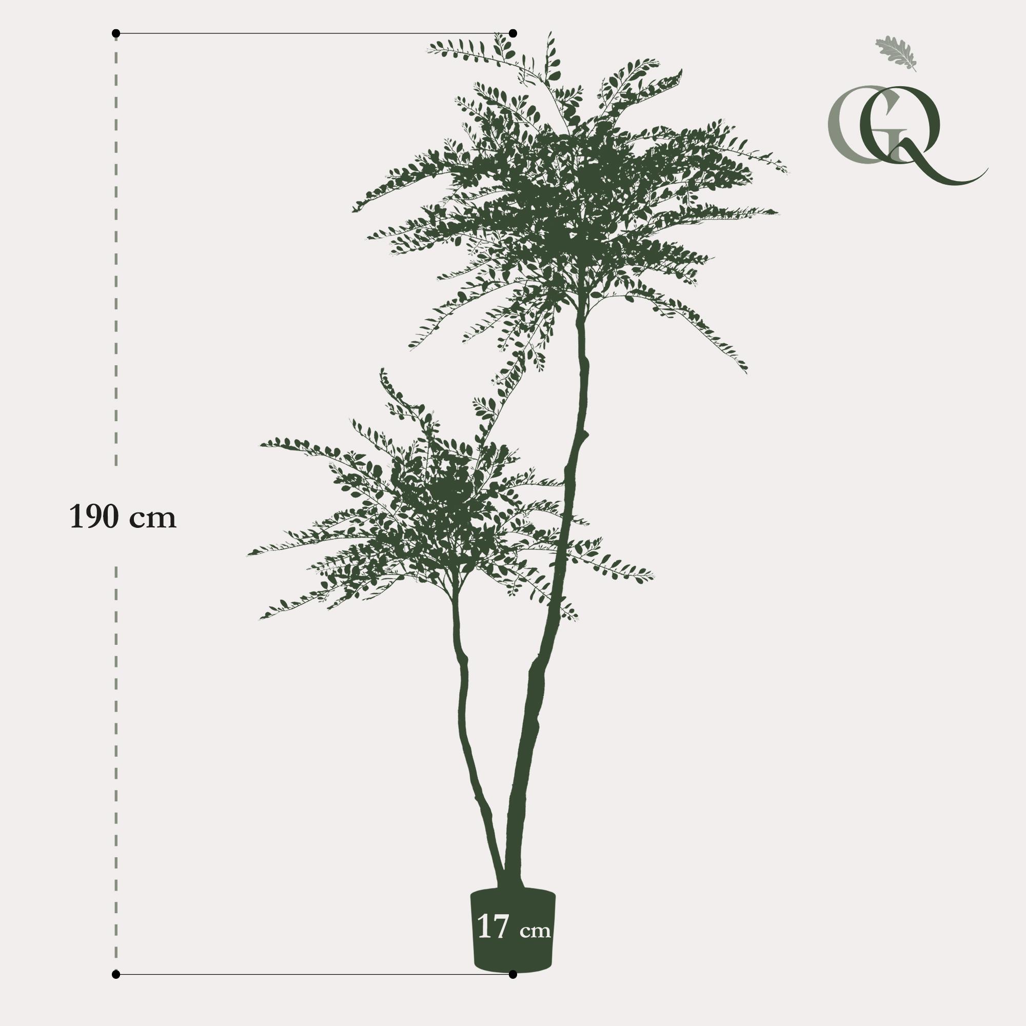 kunstplant en pot. Plante verte type kunstplant, livrée en pot, idéale pour intérieur lumineux. – Image 3