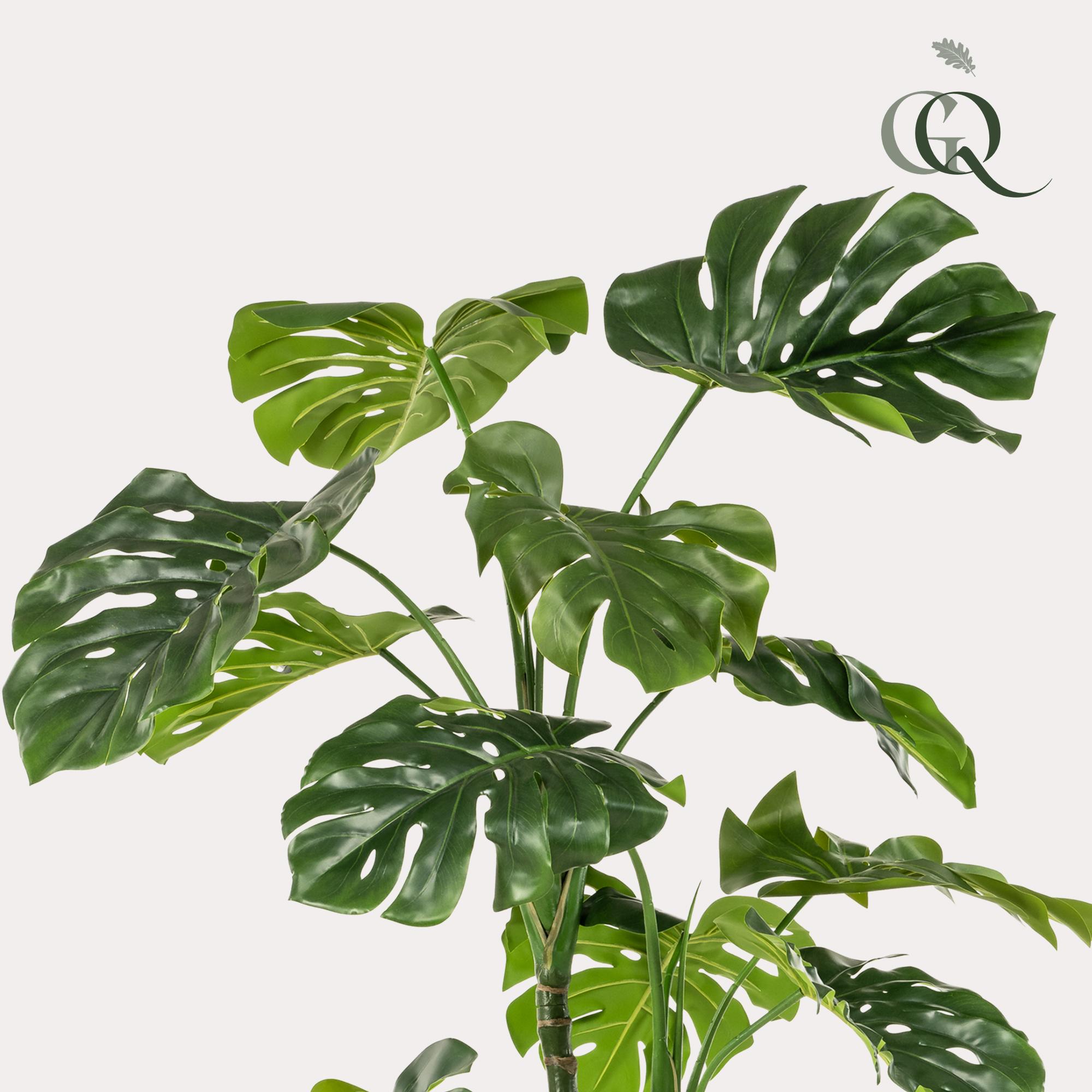 kunstplant en pot. Plante verte type kunstplant, livrée en pot, idéale pour intérieur lumineux. – Image 2