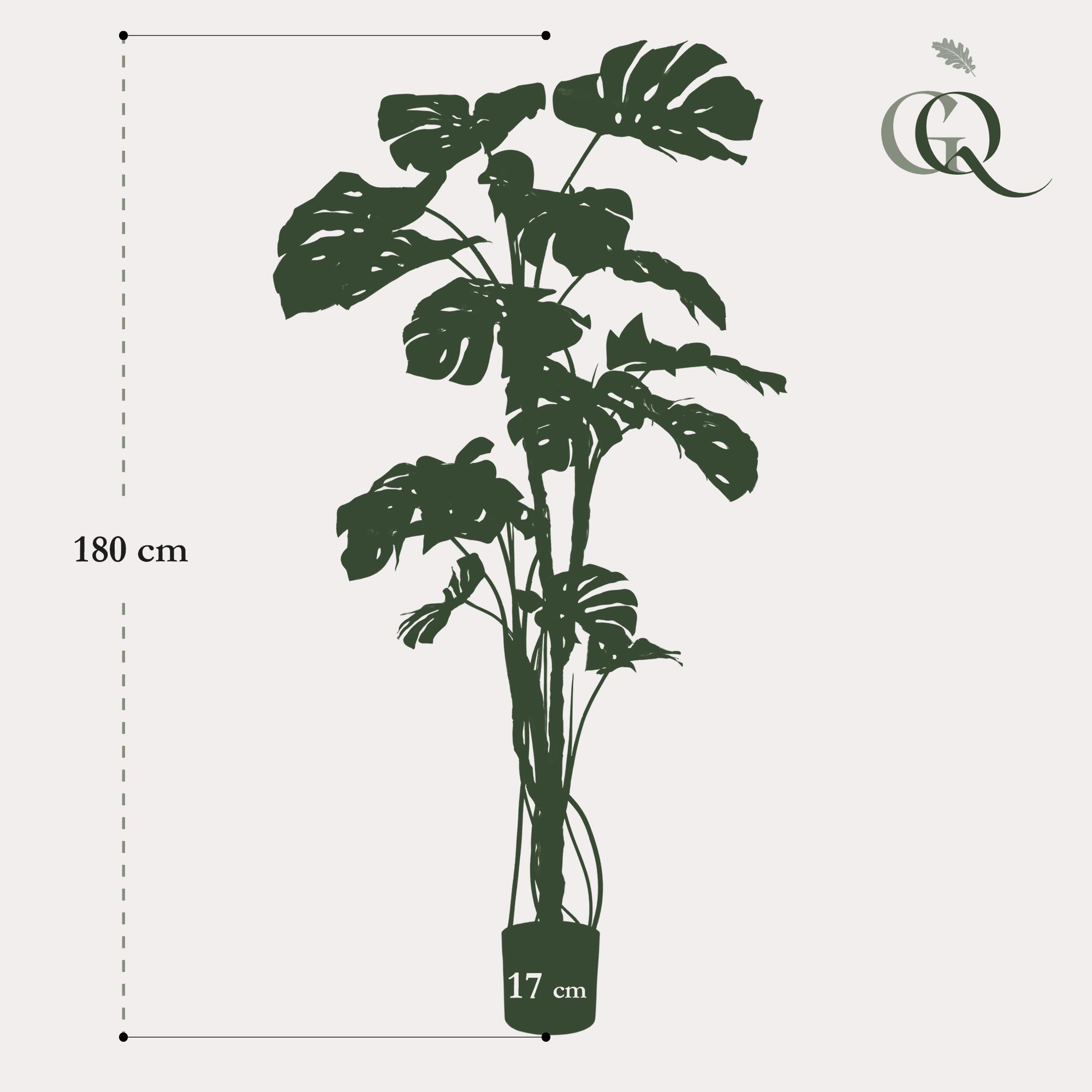kunstplant en pot. Plante verte type kunstplant, livrée en pot, idéale pour intérieur lumineux. – Image 3