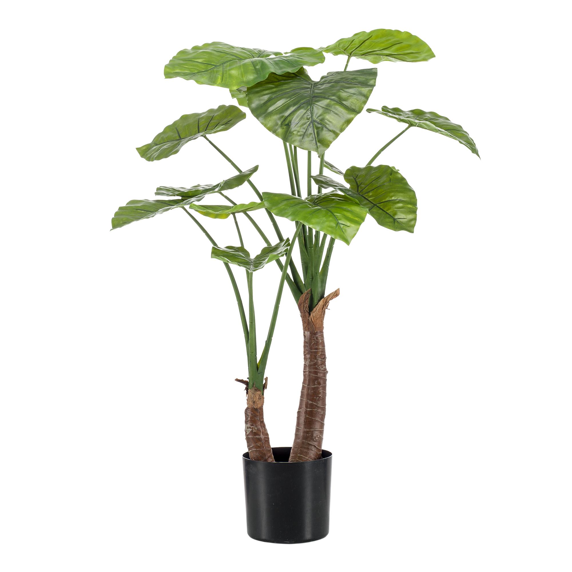 kunstplant en pot. Plante verte type kunstplant, livrée en pot, idéale pour intérieur lumineux. – Image 4