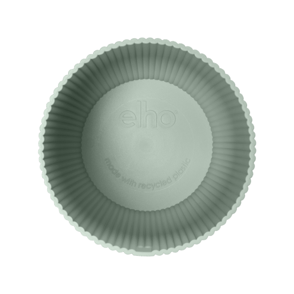 Pot elho Vibes Fold Round groen en pot  Hauteur 13cm. Plante verte type Pot elho Vibes Fold Round groen, livrée en pot, idéale pour intérieur lumineux. – Image 4