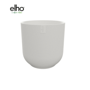 Pot elho Jazz Round wit en pot  Hauteur 24cm. Plante verte type Pot elho Jazz Round wit, livrée en pot, idéale pour intérieur lumineux.