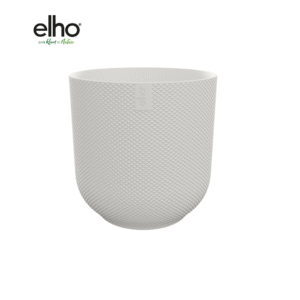 Pot elho Jazz Round wit en pot  Hauteur 21cm. Plante verte type Pot elho Jazz Round wit, livrée en pot, idéale pour intérieur lumineux.