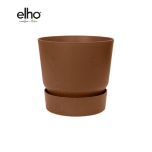 Pot elho Greenville Round bruin en pot  Hauteur 28cm. Plante verte type Pot elho Greenville Round bruin, livrée en pot, idéale pour intérieur lumineux.