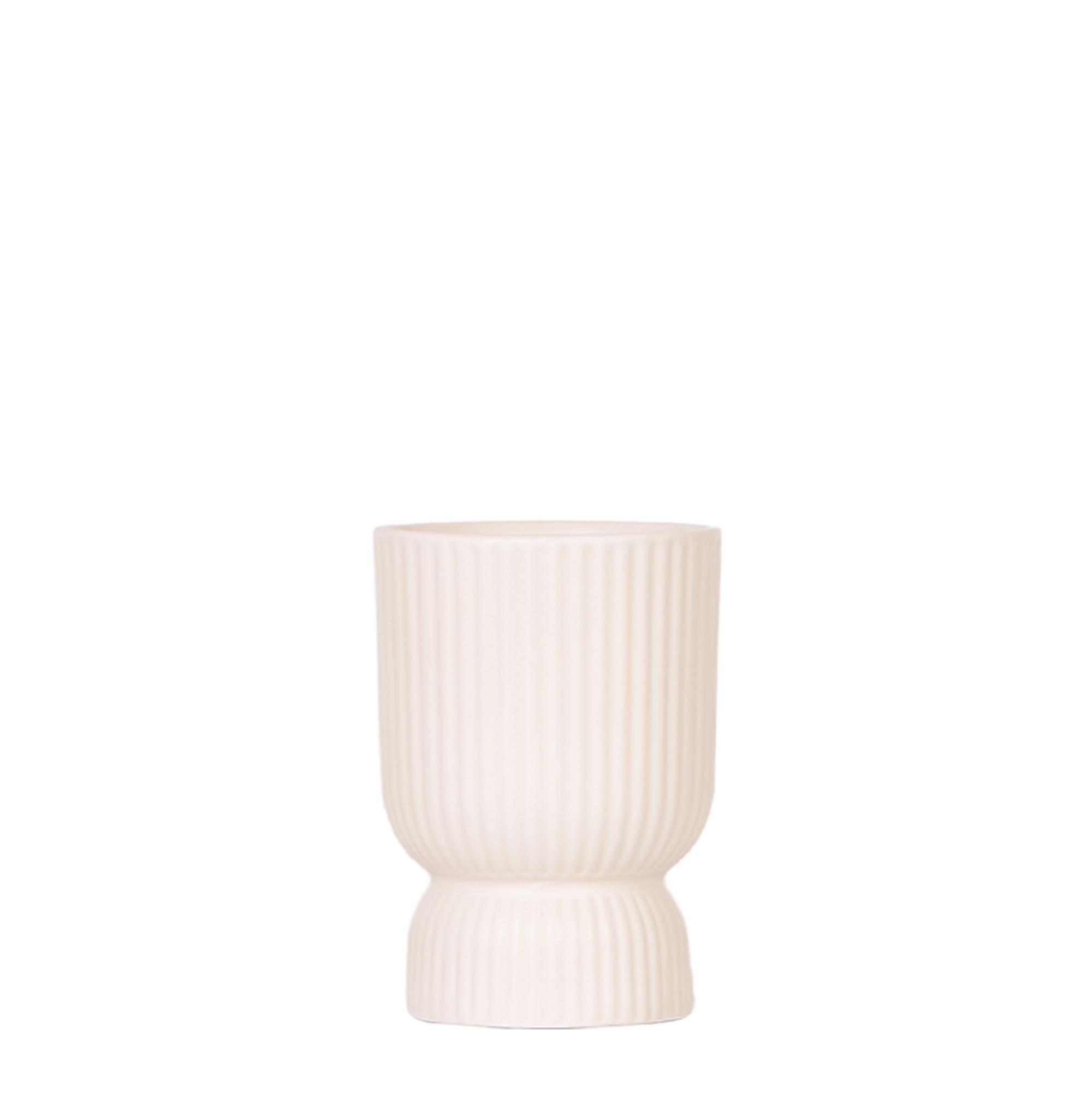 Kolibri Home | Diabolo pot travertine en pot Ø9cm. Plante verte type Kolibri Home | Diabolo pot travertine, livrée en pot, idéale pour intérieur lumineux.