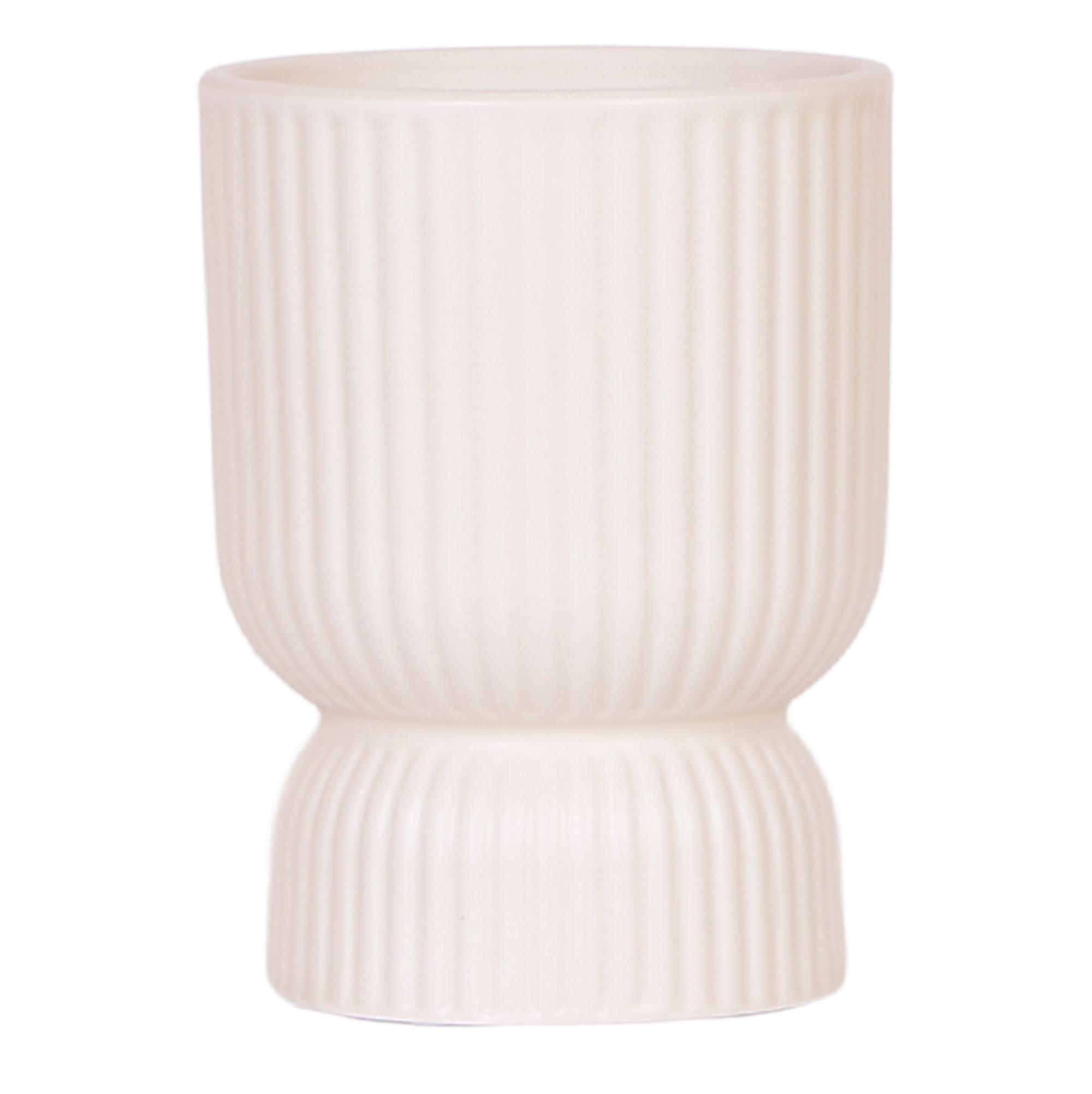 Kolibri Home | Diabolo pot travertine en pot Ø12cm. Plante verte type Kolibri Home | Diabolo pot travertine, livrée en pot, idéale pour intérieur lumineux.