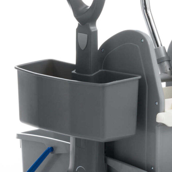 Chariot de lavage bi bac 2x15l sur roulettes avec presse et bac - DME - Chariots de lavage – Image 3