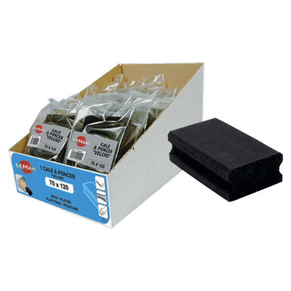 CALE A PONCER EN MOUSSE AUTO-AGRIP. 70X120 par 10 lots – Image 2