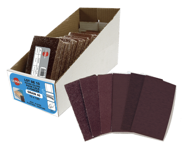 10 PATINS AUTO-AGRIP. 73X125 GR80 CORINDON par 15 Lots – Image 2