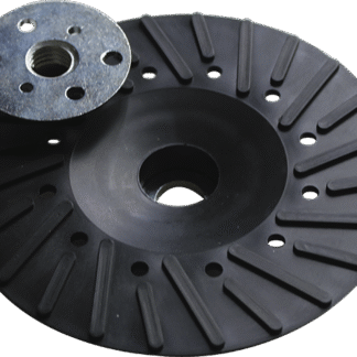 PLATEAU CAOUTCHOUC VENTILE D.180 M14 POUR DISQUE FIBRE