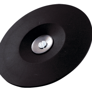 PLATEAU CAOUTCHOUC DISQUE FIBRE D115/TIGE DE 6