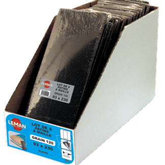 8 PATINS MAILLE 93 X 230 GR 120 PAR 15 LOTS