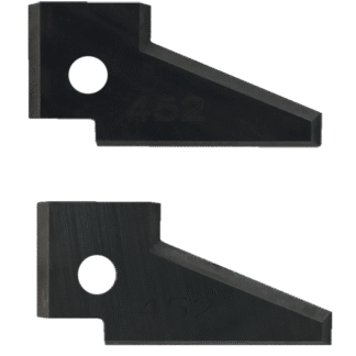 2 PLAQUETTES PROFIL N°454 POUR PO 986.150.30.451 HM- Avt 17mm