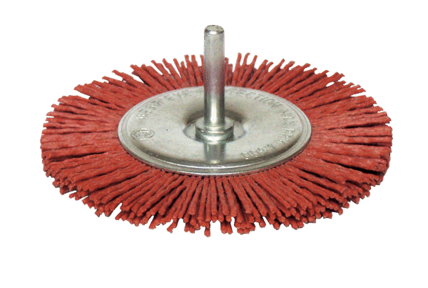 BROSSE CIRCULAIRE D100 FIL NYLON GR80 TIGE DE 6x30