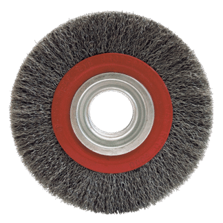 BROSSE CIRCU. D150 AL16/20/25 FIL0.30 ACIER ONDULE