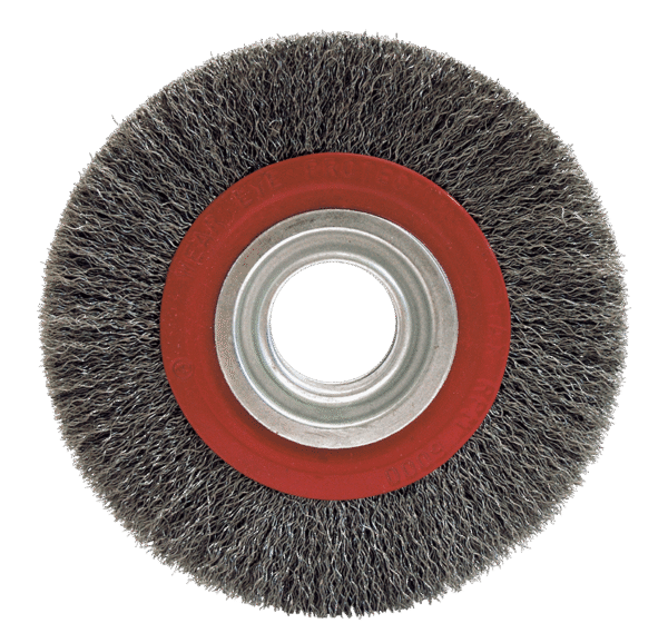 BROSSE CIRCU. D150 AL16/20/25 FIL0.30 ACIER ONDULE