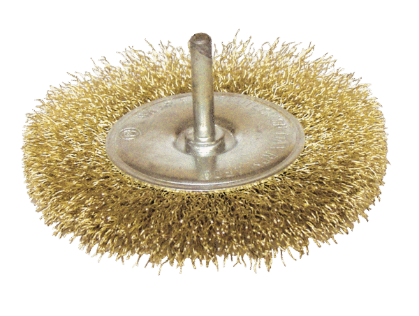 BROSSE CIRCULAIRE D75 FIL 0.20 LAITON ONDULE TIGE 6x30 – Image 3