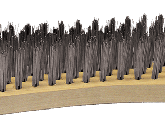 BROSSE FORME VIOLON 210X170X35 FIL ACIER DROIT MANUELLE