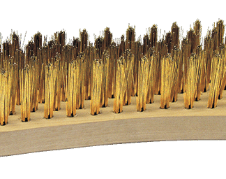 BROSSE FORME VIOLON 190X150X30 FIL LAITON DROIT MANUELLE