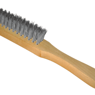 BROSSE MANCHE BOIS 295X145X25 FIL 0,30 INOX DR MANUELLE
