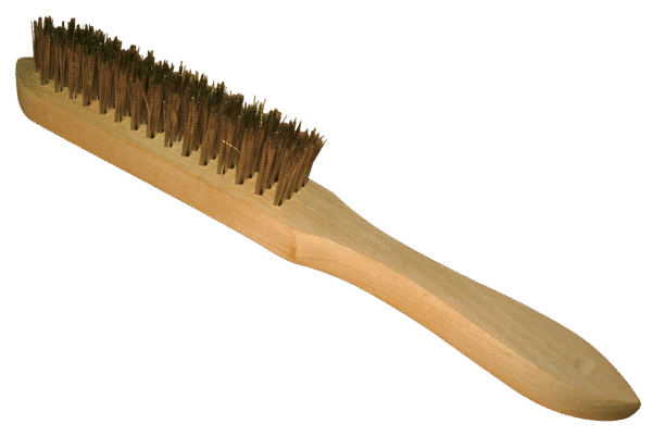 BROSSE MANCHE BOIS 295X145X25 FIL 0,30 LAITON DR MANUELLE