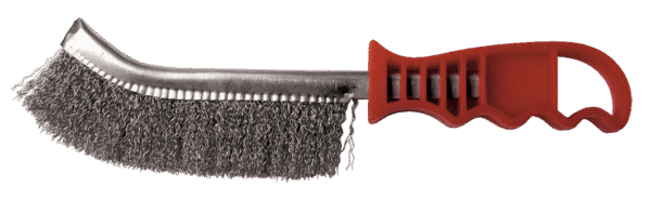 BROSSE DEMI-LUNE 265X140X25 FIL 0.30 ACIER ONDULE MANUELLE – Image 2