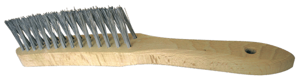 BROSSE EN V SPEC. SOUDURE 295X145X35 FIL INOX 0,35 MANUELLE – Image 2