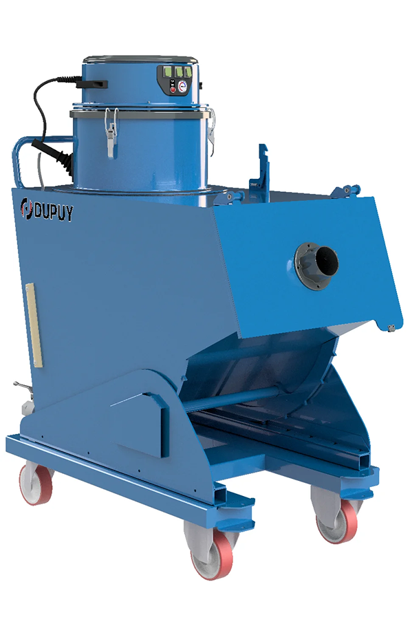 Aspirateur benne basculante huile et copeaux chipvac 400m - Dupuy - Aspirateur industriel