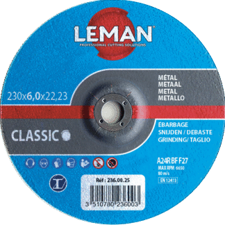 DISQUE EBARBAGE METAL 125X6.0X22.23 F27