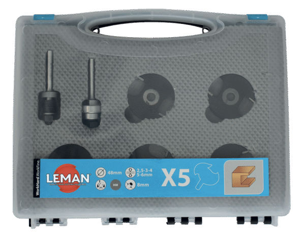 COFFRET 5 DISQUES A RAINER HM + 2 ARBRES Q8 POUR DEFONCEUSE – Image 3