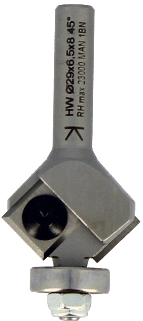 MECHE AFFLEUR 2 PLAQU. CHANFREIN 45° D29 Q8 / RLT HM – Image 2