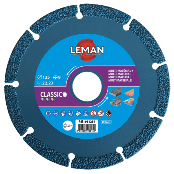 DISQUE DIAMANT MULTI USAGE 125X22.23 – Image 2