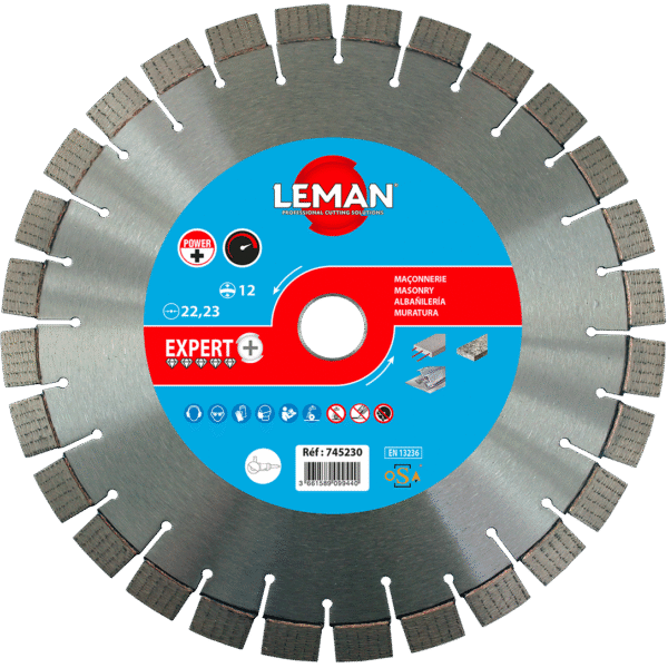 DISQUE DIAM SEGMENTS 3D BETON ARME 230X22,23 H12