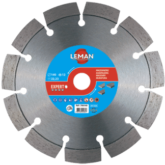 DISQUE DIAMANT SEGMENTS A RAINURER 140X22.23 HT 12