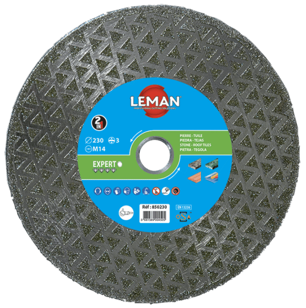 DISQUE DIAMANT JANTE CONTINUE 115X M14 HT3 Multimatériaux – Image 3