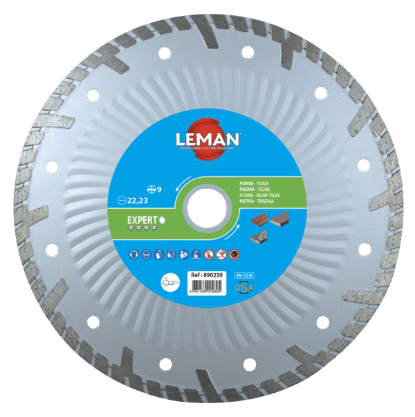 DISQUE DIAMANT JANTE CONTINUE 115X22.23 HT9 Tuile Granit – Image 3